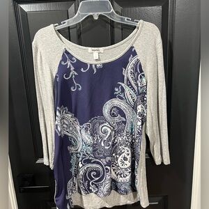 Dress Barn Women’s Top Size M